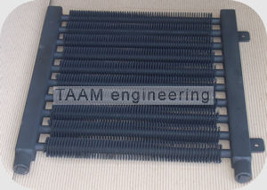 air cooled oil cooler for cooling hydraulic oil